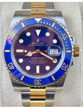 二手 ▶️ Rolex 勞力士 Submariner Date ◀️ 116613LB 金鋼藍藍 2019年錶 (40mm) 